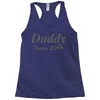 personalised daddy (2) Racerback Tank