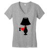 i love lamp Women's V-Neck T-Shirt