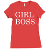 girl boss Ladies Fitted T-Shirt