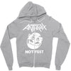 anthrax Zipper Hoodie