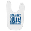 straight outta first grade Baby Bibs