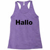hallo Racerback Tank