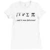 i ate sum pi t shirt s m l xl 2xl 3xl funny nerdy geeky college awesom Ladies Fitted T-Shirt