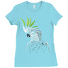 tribal parrot Ladies Fitted T-Shirt