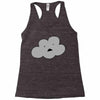 cloud say huh Racerback Tank