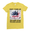 Veteran Don't Thank Me Thank My Brothers &amp; Sister Ladies Fitted T-Shirt