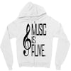 music lover Zipper Hoodie