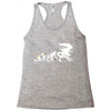 alien evolution   mens funny Racerback Tank