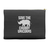 save the chubby unicorns (2) Accessory Pouches