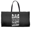 Be A Super Hero For Animals Go Vegan! Weekender Totes
