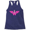 breast cancer wonder woman Racerback Tank