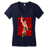 techno viking ideal birthday present or gift Women's V-Neck T-Shirt