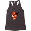 brid funny logo Racerback Tank