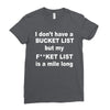 fucket list Ladies Fitted T-Shirt