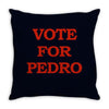 vote for pedro ringer t shirt napoleon dynamite ninja skills Throw Pillow