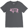 pig oink funny V-Neck Tee
