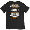 Super Cool Mother Of A Freaking Awesome Granddaughter V-Neck Tee