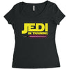 Jedi Master - Jedi in Training Family Matching Women's Triblend Scoop T-shirt