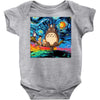 Totoro Van Gogh Parody Baby Bodysuit