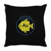 gold fish Throw Pillow