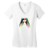 color girl Women's V-Neck T-Shirt
