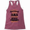 Super Cool Dad Of A Freaking Awesome Nurse Racerback Tank