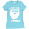 people without beard Ladies Fitted T-Shirt