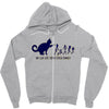 my cat ate your stick family Zipper Hoodie