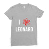 i heart leonard Ladies Fitted T-Shirt