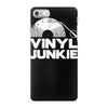 vinyl junkie white logo iPhone 7 Case