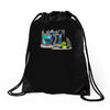 mutant invader Drawstring Bags