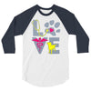 love teal best trending 3/4 Sleeve Shirt