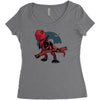 deadrex Women's Triblend Scoop T-shirt