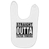straight outta tilted towers Baby Bibs