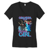 grandpa of the birthday girl Women's V-Neck T-Shirt