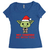 may christmas be with you Women's Triblend Scoop T-shirt