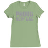 proud new dad Ladies Fitted T-Shirt