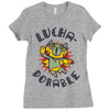 lucha dorable Ladies Fitted T-Shirt
