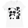 panda Ladies Fitted T-Shirt