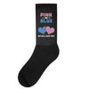 Pink or Blue - We Will Love You! Socks