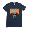 Doom With Mask Ladies Fitted T-Shirt