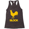 cock block Racerback Tank