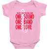walker high marching band one sound one band one love Baby Onesie