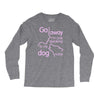 go away i'm only speaking to my dog today Long Sleeve Shirts