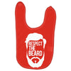 respect the beard Baby Bibs