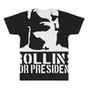rollins for president  funny  comic henry rollins punk rock tv p All Over Men's T-shirt