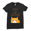 cattfeine mug Ladies Fitted T-Shirt