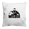 i am welder Throw Pillow