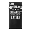 worlds greatest farter funny fathers day new men t shirt w10 iPhone 7 Case