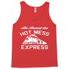 all aboard hot mess express train Tank Top